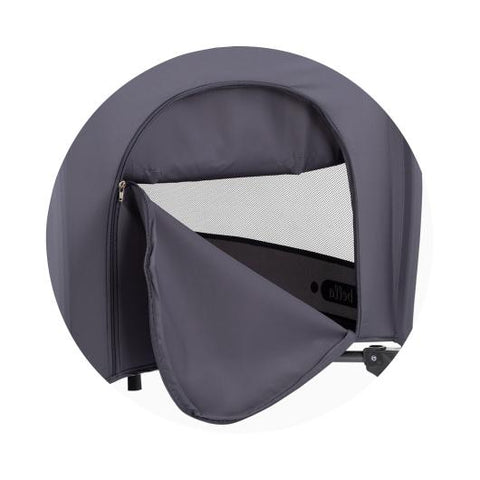 Детска преносима кошара Бела антрацит