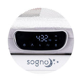 Кошара-люлка с LED дисплей "Sogno" сива