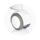 Кошара-люлка с LED дисплей "Sogno" сива