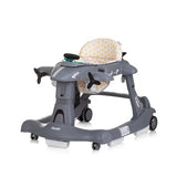 Детска проходилка 3 в1"Самолетче" сива