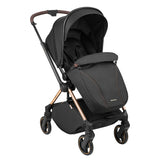 Комбинирана количка 2в1 с кош за новородено Lanah Black