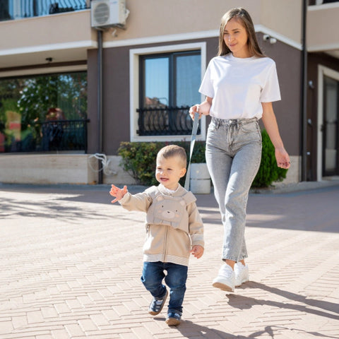 Каишка за прохождане Bear Grey