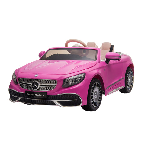 Акумулаторна кола Licensed Mercedes Maybach S650 CABRIOLET Pink