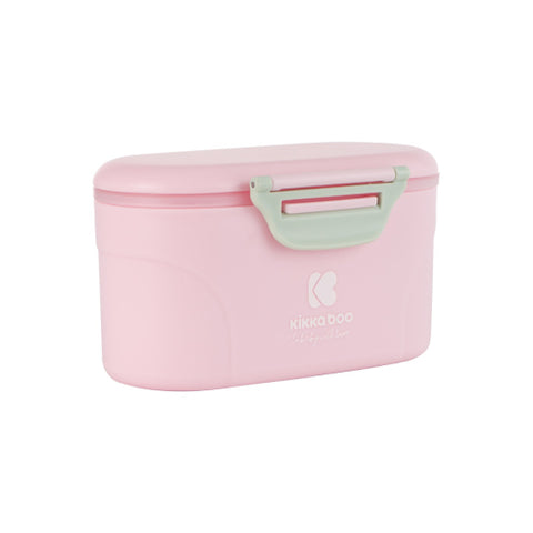 Кутия за съхранение на сухо мляко с лъжичка 130гр. Pink