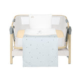 Бебешки спален комплект за мини-кошара 5ч Stripy Friends