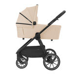 Комбинирана количка 2в1 с кош за новородено Naya Beige