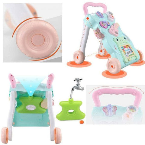 Проходилка за бутане Raya Toys Жаба, със звуци и светлини