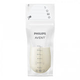 25 броя предварително стерилизирани торбички за съхранение на кърма Philips AVENT SCF603/25, за еднократна употреба в хладилник или фризер