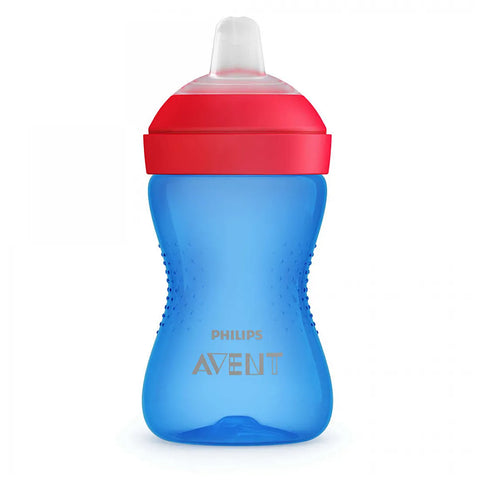 Philips AVENT Неразливаща се чаша с мек накрайник, 300мл, 9м+, синя