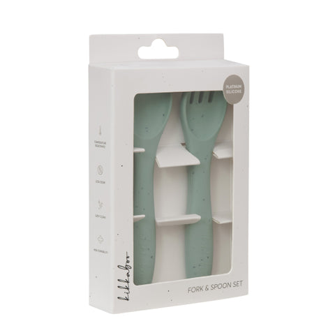 Сет вилица и лъжица Platinum Silicone Sage