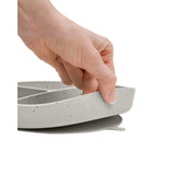 Чиния с отделения и вакуумно дъно Platinum Silicone Sand