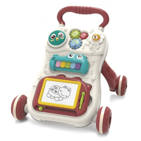 Проходилка и играчка за бутане 2в1 Raya Toys Baby Walker С активити център, с музика и светлини