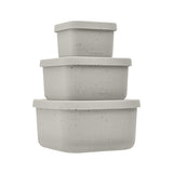 Сет кутии за храна 3 бр Platinum Silicone Sand