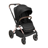 Комбинирана количка 2в1 с кош за новородено Kara Black