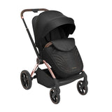 Комбинирана количка 2в1 с кош за новородено Kara Black