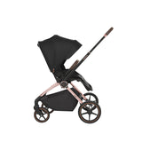 Комбинирана количка 2в1 с кош за новородено Kara Black