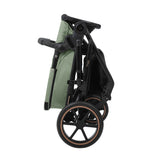 Комбинирана количка 2в1 с кош за новородено Thea Army Green 2024