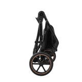 Комбинирана количка 2в1 с кош за новородено Thea Black 2024