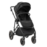 Комбинирана количка 2в1 с кош за новородено Thea Black 2024
