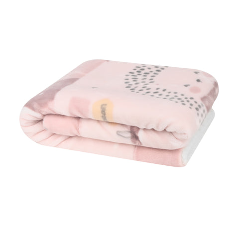 Супер меко бебешко одеяло с шерпа 110/140 см Hedge-hugs