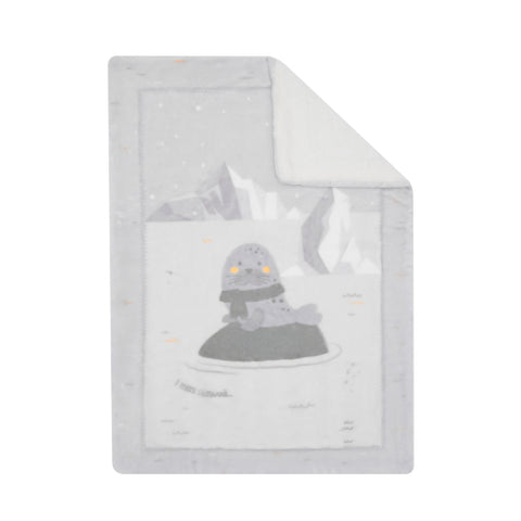 Супер меко бебешко одеяло с шерпа 110/140 см Seally Me