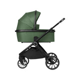 Комбинирана количка 2в1 с кош за новородено Tiffany Army Green 2024