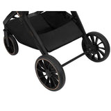 Комбинирана количка 2в1 с кош за новородено Tiffany Black 2024