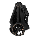 Комбинирана количка 2в1 с кош за новородено Tiffany Black 2024