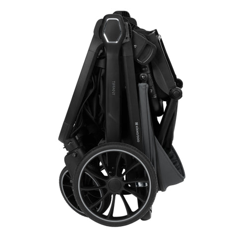 Комбинирана количка 2в1 с кош за новородено Tiffany Dark Grey 2024