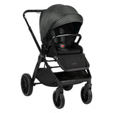 Комбинирана количка 2в1 с кош за новородено Tiffany Dark Grey 2024