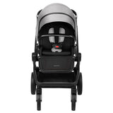 Комбинирана количка 2в1 с кош за новородено Tiffany Light Grey 2024