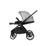 Комбинирана количка 2в1 с кош за новородено Tiffany Light Grey 2024