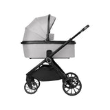 Комбинирана количка 2в1 с кош за новородено Tiffany Light Grey 2024