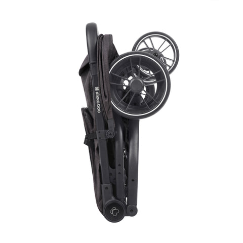 Количка за близнаци Happy 2 Dark Grey 2024